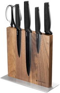 Sortland Stojan na nože PremiumLine II, kvalitní ořech, 22,5 x 22 x 2,2 cm - Knife Block