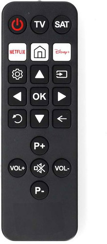 NEDIS TVRC23SNBK for seniors - TV Remote Control - Main image