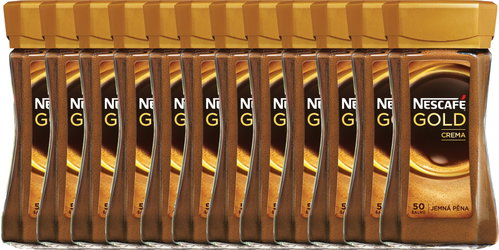Nescafe Gold Crema, instant, 12x100g - Coffee - Main image