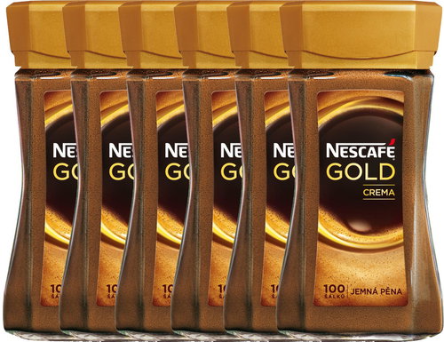 Nescafe Gold Crema, instant, 6x200g - Coffee - Main image