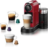 NESPRESSO KRUPS Citiz & Milk XN761510, red - Coffee Pod Machine