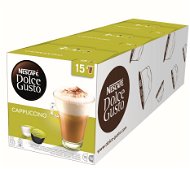 Nescafe Dolce Gusto Cappuccino 30-er Packung (90 Kapseln, 45 Portionen) - Kaffeekapseln