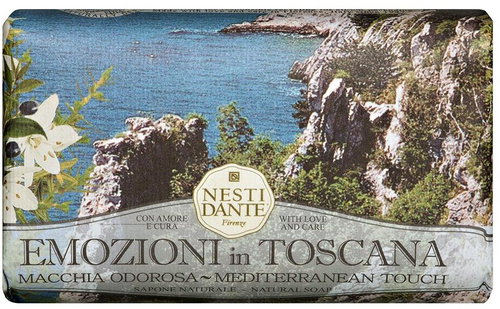 Nesti Dante Emozioni in Toscana Mediterranean Touch 150 g - Tuhé mýdlo - Main image