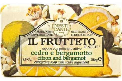 Nesti Dante IL Frutteto Citron & Bergamot 250 g - Tuhé mýdlo - Main image