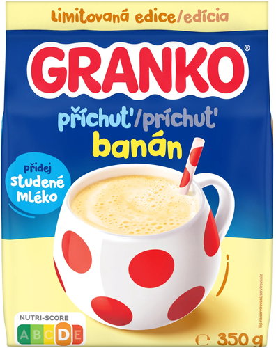 GRANKO Sweetened soluble mixture Banana 350 g - Instant Hot Drink Mix - Main image