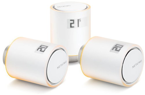 Netatmo 3 Smart Radiator Valves - Thermostat Head - Main image