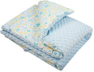 New Baby Baby blanket made of minky with filling blue 80 × 102 cm - Blanket