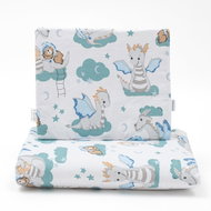 New Baby Reversible Velvet Stroller Set, Dragonfly - Bedding Set