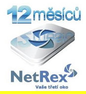Služba NetRex pro vzdálený dohled k IP kamerám AXIS na 12 měsíců - -