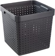 NHG Úložný košík 29,6 × 29,6 × 29,6 cm Seoul, čierny XL - Úložný box