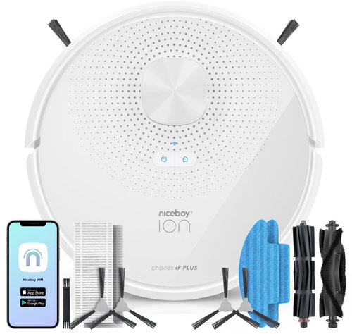 Niceboy ION Charles i9 Plus White - Robot Vacuum - Main image