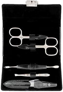 NIEGELOH SOLINGEN Dámská kožená sada na manikúru 85150 DIABOLO M černá - Manicure Set