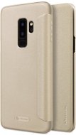 Nillkin Sparkle Folio a Sasmung G965 Galaxy S9 Plus Gold számára - Mobiltelefon tok