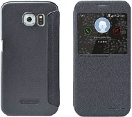 NILLKIN Sparkle S-View pre Samsung G920 Galaxy S6 čierne - Puzdro na mobil