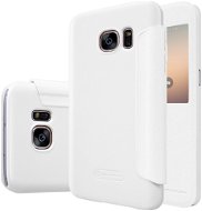 Nillkin Sparkle S-View a Samsung G930 Galaxy S7 fehérhez - Mobiltelefon tok
