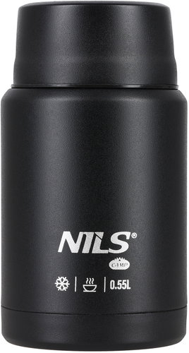 NILS camp NC3807 Food Flask Black 550ml - Snack Box - Main image