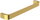 Bathroom towel holder, 39 cm, brushed gold