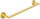 Bathroom towel rail (51 cm) – drill-free, brushed gold
