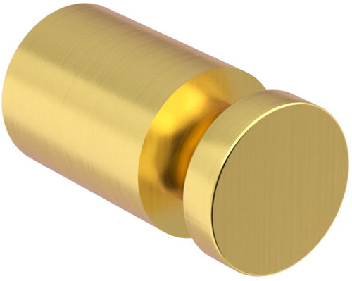 Nimco Unix minimalist bathroom towel hook, brushed gold - Bathroom Hook - Main image