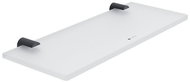 Nimco Police do koupelny a sprchy 30 cm sklo – Bormo černá BRC-11091B-30-90 - Bathroom Shelf