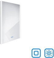 Nimco LED bathroom mirror with brightness and colour adjustment, 40 × 60 cm, rectangular with side l - Mirror