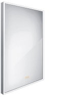 Nimco LED bathroom mirror with brightness and colour adjustment, 40 × 60cm, rectangular in an alumin - Mirror