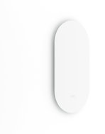 Nimco LED bathroom mirror with adjustable brightness and colour, 40 × 80 cm, drill-free oval - Mirror