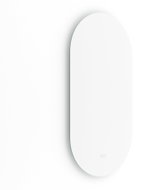 Nimco LED bathroom mirror with adjustable brightness and colour, 50 × 100cm, oval, no-drill - Mirror