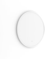 Nimco LED bathroom mirror with adjustable brightness and colour, 70cm, drill-free, round, white - Mirror