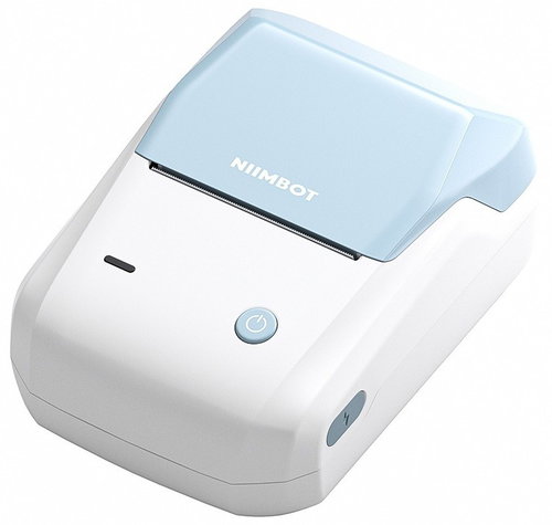 Niimbot B1 hellblau + Etikettenrolle - Etiketten-Drucker - Hauptbild