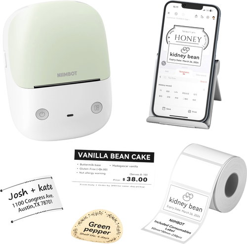 Niimbot B2, green - Label Printer - Main image