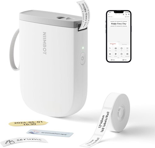 Niimbot D11_H weiß + Etikettenrolle - Etiketten-Drucker - Hauptbild