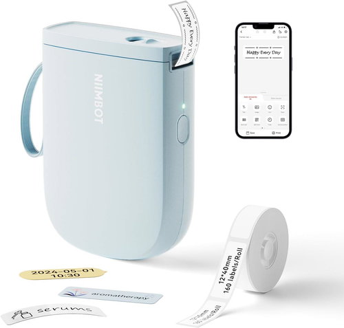 Niimbot D11_H blau + Rolle mit Etiketten - Etiketten-Drucker - Hauptbild