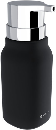 Nimco Soap dispenser Eni black ceramic - silver pump plastic ENC-31X-26-90 - Soap Dispenser - Main image