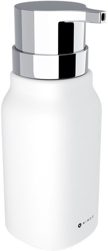 Nimco Soap dispenser Eni white ceramic - silver pump plastic ENB-31X-26-05 - Soap Dispenser - Main image