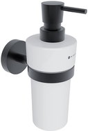 Nimco Unix Ceramic liquid soap dispenser, black, brass UNC 13031KN-T-90 - Soap Dispenser