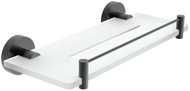 Nimco Bathroom and shower shelf 30 cm with enclosure - no drilling Unix black UNC-X430-X-90 - Bathroom Shelf