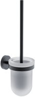 Nimco Toilet brush WC set stainless steel - glass without drilling Unix black UNC-13094WN-90 - Toilet Brush