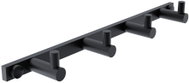 Nimco Bathroom and toilet towel rail - stainless steel Bormo black BRC 11104-90 - Coat Hanger