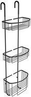 Nimco Trend Shelf three tier hanging black matt - stainless steel TRC 03-90 - Shelf