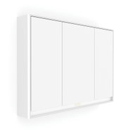 Nimco LED zrcadlová skříňka 100 cm bílá – dotykové nastavení jasu a barvy GAB-10004VX-05 - Bathroom Cabinet