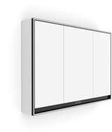 Nimco LED zrcadlová skříňka 100 cm černá – dotykové nastavení jasu a barvy GAC-10004VX-90 - Bathroom Cabinet