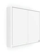 Nimco LED zrcadlová skříňka 80 cm bílá – dotykové nastavení jasu a barvy GAB-10003VX-05 - Bathroom Cabinet