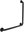 Safety Handrail for Bathroom and Toilet, Black, Angled – 60cm, Stainless Steel, Load Capacity 150kg BMLC-906060-90