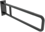 Nimco Safety Handrail for Bathroom and Toilet, Black – 80cm Stainless Steel, Load Capacity 150kg BMUC-9080-90 - Handrail