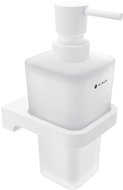 NIMCO Maya white liquid soap dispenser, pump brass MAB 29031H-T-05 - Soap Dispenser