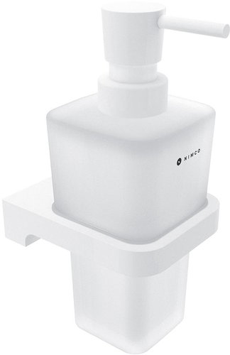 NIMCO Maya white liquid soap dispenser, pump brass MAB 29031H-T-05 - Soap Dispenser - Main image