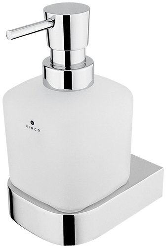 Nimco Stainless steel soap dispenser - glass Nikau chrome NK-30031C-26 - Soap Dispenser - Main image