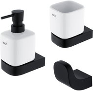 NIMCO Nikau black soap dispenser in set NKC set-31K-T-90 - Soap Dispenser