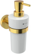 Nimco zlatý dávkovač mýdla keramika – pumpička mosaz Unix UNZ 13031KN-T-Z - Soap Dispenser